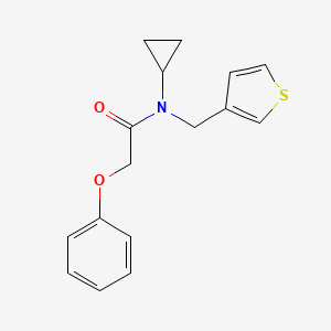 molecular formula C16H17NO2S B2397825 N-cyclopropyl-2-phenoxy-N-(thiophen-3-ylmethyl)acetamide CAS No. 1235655-43-2