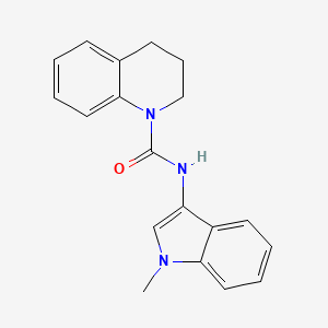 molecular formula C19H19N3O B2397840 N-(1-methyl-1H-indol-3-yl)-3,4-dihydroquinoline-1(2H)-carboxamide CAS No. 899990-51-3