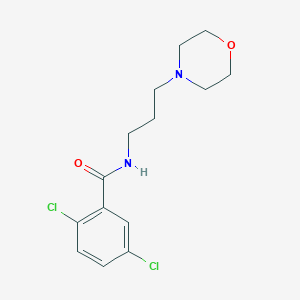 molecular formula C14H18Cl2N2O2 B239788 2,5-dichloro-N-[3-(4-morpholinyl)propyl]benzamide 