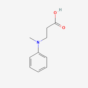 molecular formula C10H13NO2 B2397880 N-methyl-N-phenyl-beta-alanine CAS No. 3334-56-3