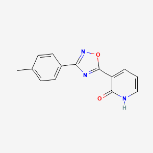 3-[3-(4-methylphenyl)-1,2,4-oxadiazol-5-yl]pyridin-2(1H)-one