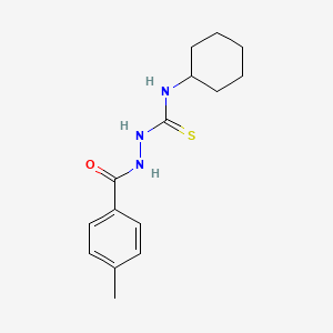 1-Cyclohexyl-3-[(4-methylbenzoyl)amino]thiourea