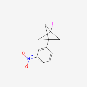 B2397926 1-Iodo-3-(3-nitrophenyl)bicyclo[1.1.1]pentane CAS No. 2287274-24-0