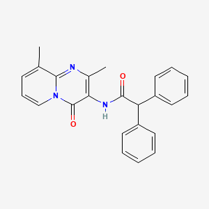 molecular formula C24H21N3O2 B2397937 N-(2,9-dimethyl-4-oxopyrido[1,2-a]pyrimidin-3-yl)-2,2-diphenylacetamide CAS No. 897617-46-8