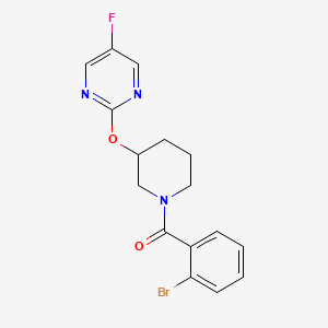 (2-Bromophenyl)(3-((5-fluoropyrimidin-2-yl)oxy)piperidin-1-yl)methanone
