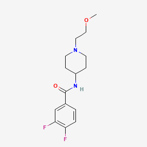 3,4-difluoro-N-(1-(2-methoxyethyl)piperidin-4-yl)benzamide