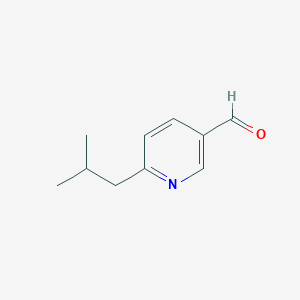 6-(2-Methylpropyl)pyridine-3-carbaldehyde