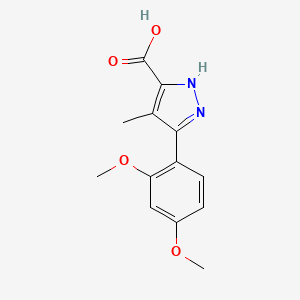 3-(2,4-dimethoxyphenyl)-4-methyl-1H-pyrazole-5-carboxylic acid