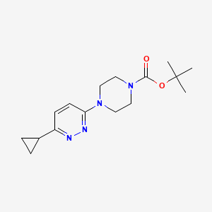 Tert-butyl 4-(6-cyclopropylpyridazin-3-yl)piperazine-1-carboxylate