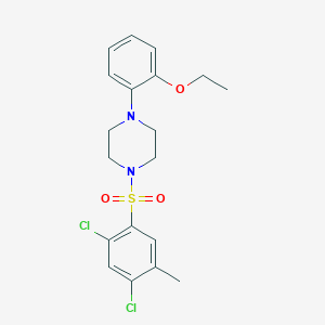 1-(2,4-Dichloro-5-methylphenyl)sulfonyl-4-(2-ethoxyphenyl)piperazine