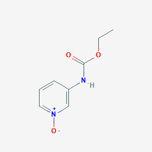 molecular formula C8H10N2O3 B239812 Ethyl 1-oxido-3-pyridinylcarbamate 