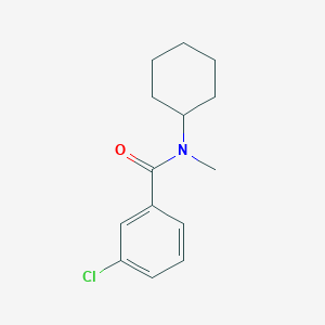 molecular formula C14H18ClNO B2398120 3-chloro-N-cyclohexyl-N-methylbenzamide CAS No. 330468-98-9