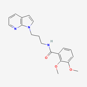 molecular formula C19H21N3O3 B2398131 N-(3-(1H-pyrrolo[2,3-b]pyridin-1-yl)propyl)-2,3-dimethoxybenzamide CAS No. 1798542-63-8