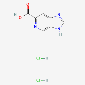 molecular formula C7H7Cl2N3O2 B2398144 3H-Imidazo[4,5-c]pyridine-6-carboxylic acid;dihydrochloride CAS No. 2243515-00-4
