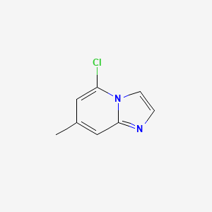 molecular formula C8H7ClN2 B2398162 5-Chloro-7-methylimidazo[1,2-a]pyridine CAS No. 442127-23-3