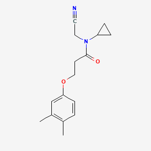 N-(cyanomethyl)-N-cyclopropyl-3-(3,4-dimethylphenoxy)propanamide