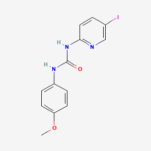 molecular formula C13H12IN3O2 B2398197 N-(5-iodo-2-pyridinyl)-N'-(4-methoxyphenyl)urea CAS No. 338748-91-7