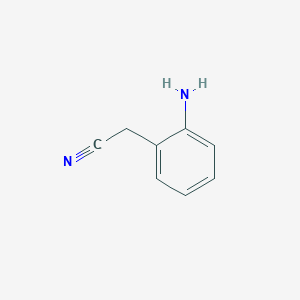 molecular formula C8H8N2 B023982 (2-氨基苯基)乙腈 CAS No. 2973-50-4