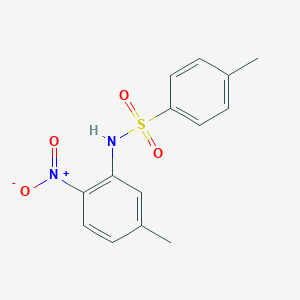 molecular formula C14H14N2O4S B239820 4-methyl-N-(5-methyl-2-nitrophenyl)benzenesulfonamide 