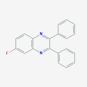 molecular formula C20H13FN2 B239821 6-Fluoro-2,3-diphenylquinoxaline 