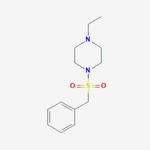 molecular formula C13H20N2O2S B239825 1-(Benzylsulfonyl)-4-ethylpiperazine 