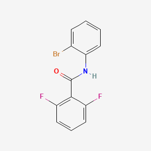 molecular formula C13H8BrF2NO B2398250 N-(2-bromophenyl)-2,6-difluorobenzamide CAS No. 710291-06-8