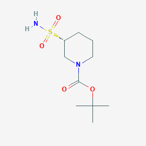 Tert-butyl (3R)-3-sulfamoylpiperidine-1-carboxylate