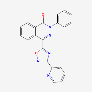 2-phenyl-4-(3-pyridin-2-yl-1,2,4-oxadiazol-5-yl)phthalazin-1(2H)-one