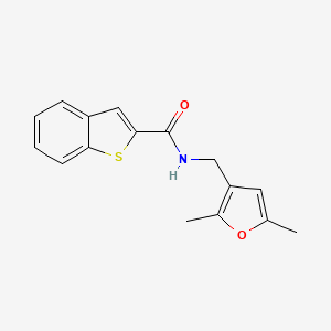 N-((2,5-dimethylfuran-3-yl)methyl)benzo[b]thiophene-2-carboxamide
