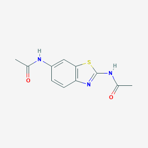 molecular formula C11H11N3O2S B239840 N-(6-Acetylamino-benzothiazol-2-yl)-acetamide 