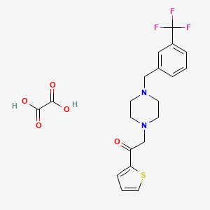 1-(Thiophen-2-yl)-2-(4-(3-(trifluoromethyl)benzyl)piperazin-1-yl)ethanone oxalate