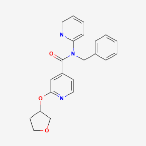 N-benzyl-N-(pyridin-2-yl)-2-((tetrahydrofuran-3-yl)oxy)isonicotinamide