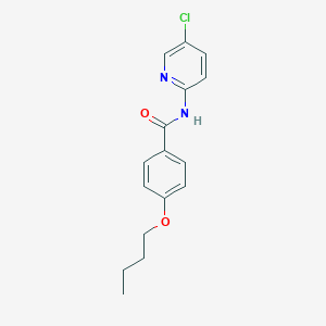 molecular formula C16H17ClN2O2 B239845 4-butoxy-N-(5-chloropyridin-2-yl)benzamide 