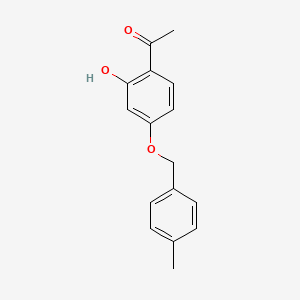1-{2-Hydroxy-4-[(4-methylbenzyl)oxy]phenyl}-1-ethanone