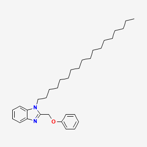 molecular formula C32H48N2O B2398453 1-辛基-2-(苯氧甲基)-1H-苯并咪唑 CAS No. 389127-18-8