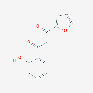 molecular formula C13H10O4 B239846 1-(2-Furyl)-3-(2-hydroxyphenyl)propane-1,3-dione CAS No. 65599-35-1