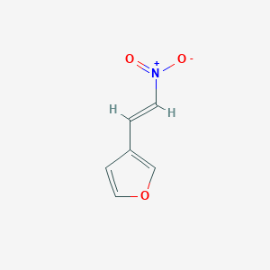 molecular formula C6H5NO3 B2398487 (E)-3-(2-nitrovinyl)furan CAS No. 122016-40-4