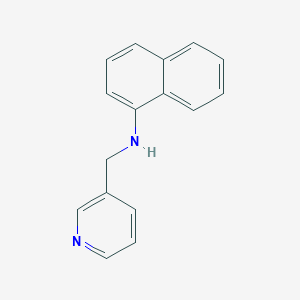 molecular formula C16H14N2 B2398500 N-(pyridin-3-ylmethyl)naphthalen-1-amine CAS No. 359445-96-8