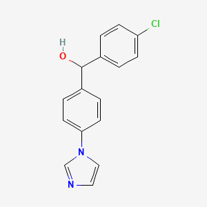 (4-chlorophenyl)[4-(1H-imidazol-1-yl)phenyl]methanol