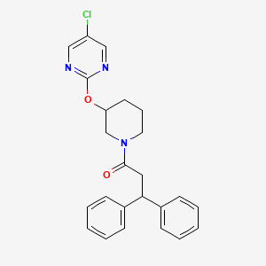 1-(3-((5-Chloropyrimidin-2-yl)oxy)piperidin-1-yl)-3,3-diphenylpropan-1-one