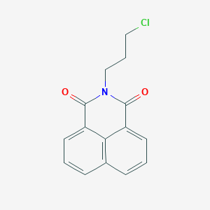 molecular formula C15H12ClNO2 B239854 2-(3-Chloro-propyl)-benzo(de)isoquinoline-1,3-dione 