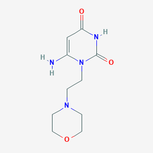 6-amino-1-(2-morpholin-4-ylethyl)pyrimidine-2,4(1H,3H)-dione