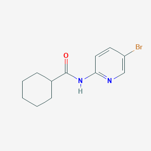 molecular formula C12H15BrN2O B239856 N-(5-bromopyridin-2-yl)cyclohexanecarboxamide 