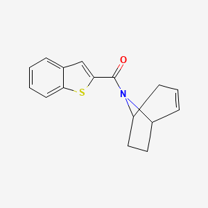 molecular formula C16H15NOS B2398621 苯并[b]噻吩-2-基((1R,5S)-8-氮杂双环[3.2.1]辛-2-烯-8-基)甲酮 CAS No. 1797028-57-9
