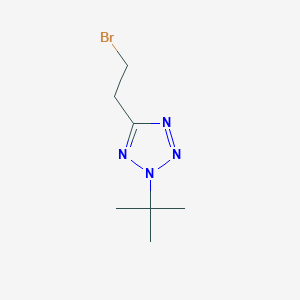 molecular formula C7H13BrN4 B2398677 5-(2-溴乙基)-2-叔丁基-2H-1,2,3,4-四唑 CAS No. 1989672-15-2