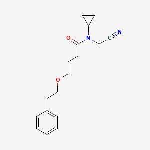 N-(cyanomethyl)-N-cyclopropyl-4-(2-phenylethoxy)butanamide