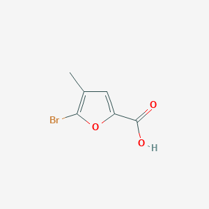 molecular formula C6H5BrO3 B2398687 5-Bromo-4-methylfuran-2-carboxylic acid CAS No. 1554083-60-1