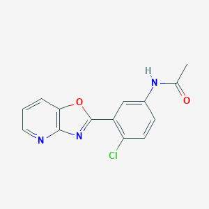 N-(4-chloro-3-[1,3]oxazolo[4,5-b]pyridin-2-ylphenyl)acetamide