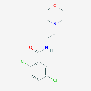 2,5-dichloro-N-(2-morpholin-4-ylethyl)benzamide