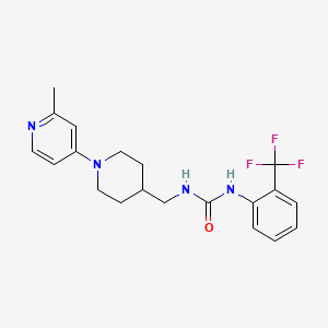 1-((1-(2-Methylpyridin-4-yl)piperidin-4-yl)methyl)-3-(2-(trifluoromethyl)phenyl)urea